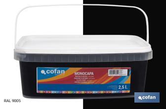 Peinture acrylique monocouche | Plusieurs couleurs | Convient pour utiliser à l'intérieur - Cofan