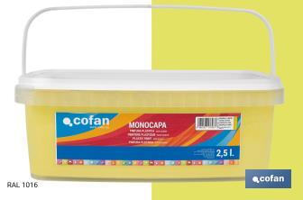 Peinture acrylique monocouche | Plusieurs couleurs | Convient pour utiliser à l'intérieur - Cofan