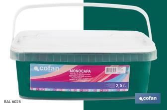 Peinture acrylique monocouche | Plusieurs couleurs | Convient pour utiliser à l'intérieur - Cofan