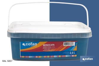 Peinture acrylique monocouche | Plusieurs couleurs | Convient pour utiliser à l'intérieur - Cofan