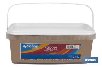 Peinture acrylique monocouche | Plusieurs couleurs | Convient pour utiliser à l'intérieur - Cofan