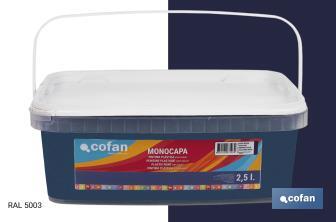 Peinture acrylique monocouche | Plusieurs couleurs | Convient pour utiliser à l'intérieur - Cofan