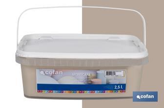 Peinture acrylique monocouche | Plusieurs couleurs | Convient pour utiliser à l'intérieur - Cofan