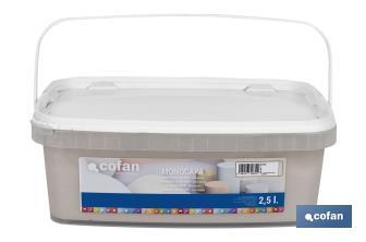 Peinture acrylique monocouche | Plusieurs couleurs | Convient pour utiliser à l'intérieur - Cofan
