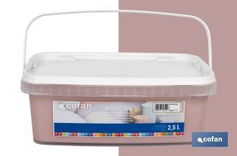 Peinture acrylique monocouche | Plusieurs couleurs | Convient pour utiliser à l'intérieur - Cofan