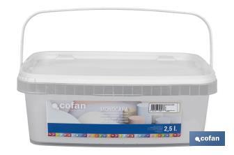 Peinture acrylique monocouche | Plusieurs couleurs | Convient pour utiliser à l'intérieur - Cofan