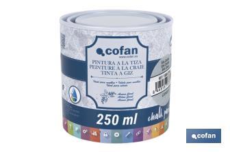 Pittura al gesso chalk paint | Ideale per restaurare e decorare mobili | Diverse capacità | Vari colori  - Cofan