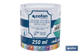 Peinture à la craie chalk paint | Convient pour la restauration et la décoration de meubles | Différentes capacités | Plusieurs couleurs  - Cofan