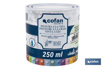 Pittura al gesso chalk paint | Ideale per restaurare e decorare mobili | Diverse capacità | Vari colori  - Cofan