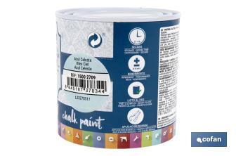 Pittura al gesso chalk paint | Ideale per restaurare e decorare mobili | Diverse capacità | Vari colori  - Cofan