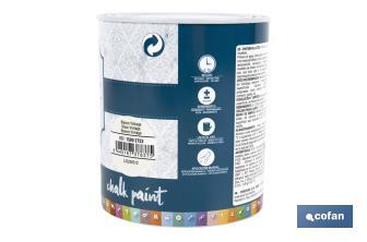 Chalk paint | Chalk effect | Suitable for furniture restoration and decoration | Available in different capacities | Several colours  - Cofan