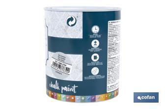 Peinture à la craie chalk paint | Convient pour la restauration et la décoration de meubles | Différentes capacités | Plusieurs couleurs  - Cofan