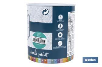 Pittura al gesso chalk paint | Ideale per restaurare e decorare mobili | Diverse capacità | Vari colori  - Cofan