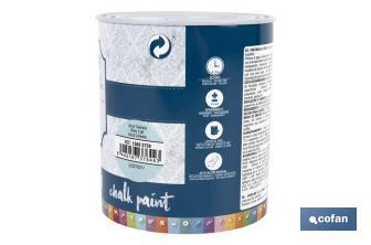 Peinture à la craie chalk paint | Convient pour la restauration et la décoration de meubles | Différentes capacités | Plusieurs couleurs  - Cofan