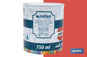 Tinta a giz | Chalk paint | Adequada para restauro e decoração de moveis | Diferentes capacidade | Várias cores  - Cofan