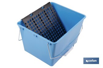 Bac avec grille pour égoutter les rouleaux | Avec anses métalliques incorporées | Spécial pour un usage professionnel - Cofan