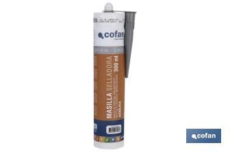 Acrylic caulk | Grey | Cartridge of 300ml - Cofan