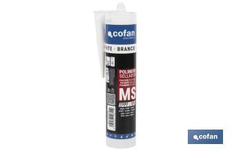 Scellant de Polymère MS | Couleur Grise | Cartouche de 290 ml - Cofan