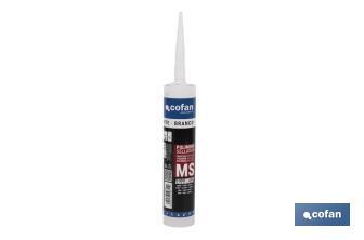 MS polymer sealant | Grey | Cartridge of 290ml - Cofan