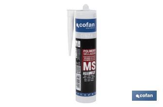 Polimero sigillante MS | Colore grigio | Cartuccia da 290 ml - Cofan