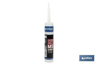 MS polymer sealant | Grey | Cartridge of 290ml - Cofan