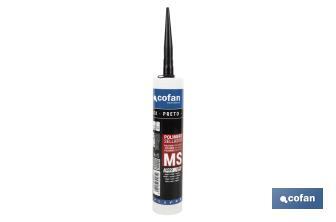 Scellant de Polymère MS | Couleur Grise | Cartouche de 290 ml - Cofan
