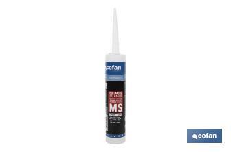 Scellant de Polymère MS | Couleur Grise | Cartouche de 290 ml - Cofan