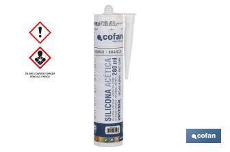 Acetat-Silikon 280ml - Cofan