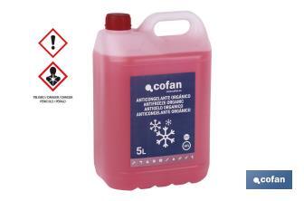 Anticongelante G-12 50 % Orgánico | Contenido de 1 y 5 litros - Cofan