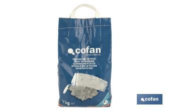 Enduit fin en poudre | Pour une utilisation en extérieur | Format de 1 et 5 kg - Cofan