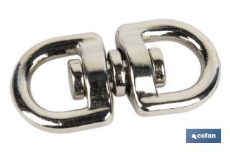 Nickle plated shackle - Cofan