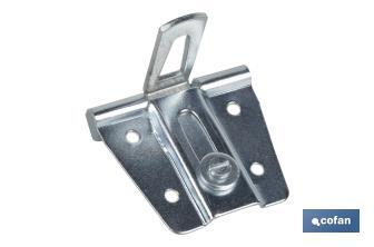 Cabinet hanger with 90° regulator | Zinc-plated Steel | Suitable for kitchen units  - Cofan