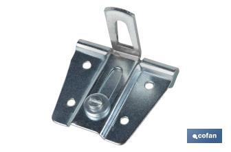 Cabinet hanger with 90° regulator | Zinc-plated Steel | Suitable for kitchen units  - Cofan