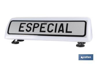 Sinal de aviso de acompanhamento de veículo especial V21 | Material: resina - Cofan