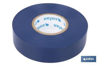 Isolierband Blau aus PVC 20m x 19mm - Cofan