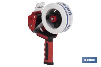 Precintadora de Cinta Adhesiva | Para cintas de hasta 50 mm de ancho | Mango bimaterial - Cofan