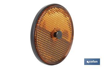 Catadióptricos redondos con tornillo para fijar en vehículos | 3 Colores y 2 tamaños diferentes - Cofan
