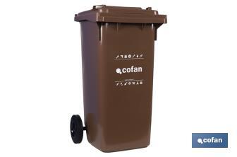 Contentores para Lixo | Capacidade de 120 litros | Fácil transporte - Cofan