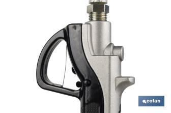 Straight oil control gun | Flexible Hose | Straight non-drip nozzle | High accuracy gun - Cofan