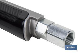 Straight oil control gun | Flexible Hose | Straight non-drip nozzle | High accuracy gun - Cofan