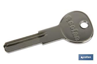 Llaves en bruto seguridad | Copia de llaves para cilindro de Seguridad | Pack de 5 copias de llaves en bruto - Cofan