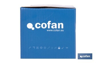 Cerradura de sobreponer de derecha | Adaptable al modelo 56A | Cilindro de Ø25 mm | Incluye 3 llaves | Disponible en dos medidas diferentes - Cofan