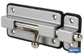 Door Bolt with Plastic Plate | Bolt Locks Available in several colours | Different sizes - Cofan