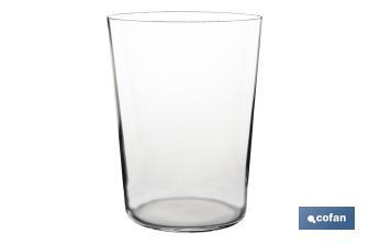 Pack of thin crystal cider glasses | Capacity: 50cl | 100% cadmium and lead free - Cofan