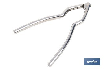 Cascanueces de acero inoxidable | Adecuado para frutos secos | Material: Acero inoxidable AISI 420 | Longitud: 18 cm - Cofan