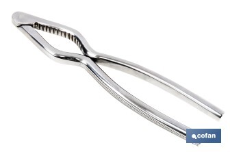 Cascanueces de acero inoxidable | Adecuado para frutos secos | Material: Acero inoxidable AISI 420 | Longitud: 18 cm - Cofan