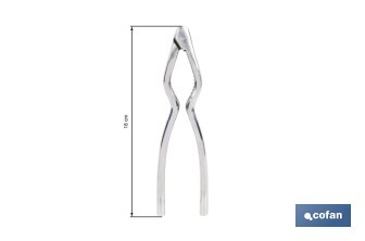 Cascanueces de acero inoxidable | Adecuado para frutos secos | Material: Acero inoxidable AISI 420 | Longitud: 18 cm - Cofan