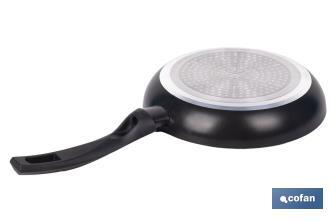 Non-stick aluminium frying pan, Brasatto Model | Diameter from 160 mm to 320 mm | With flameproof ring - Cofan