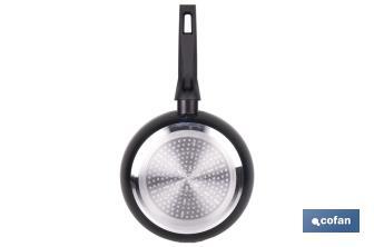 Non-stick aluminium frying pan, Brasatto Model | Diameter from 160 mm to 320 mm | With flameproof ring - Cofan
