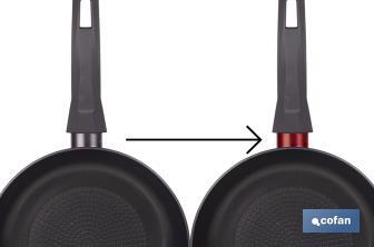 Non-stick aluminium frying pan, Brasatto Model | Diameter from 160 mm to 320 mm | With flameproof ring - Cofan